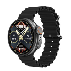 La montre intelligente à écran TFT K9 de 1,39 pouces prend en charge les appels Bluetooth et la surveillance de la santé (noir) SH801A558-20